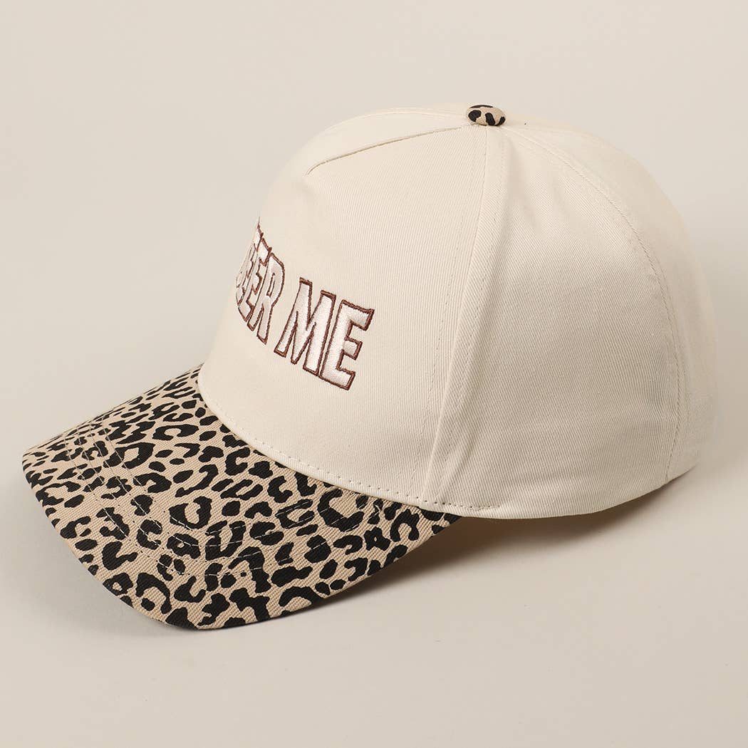 BEER ME Trucker Hat (Leopard)