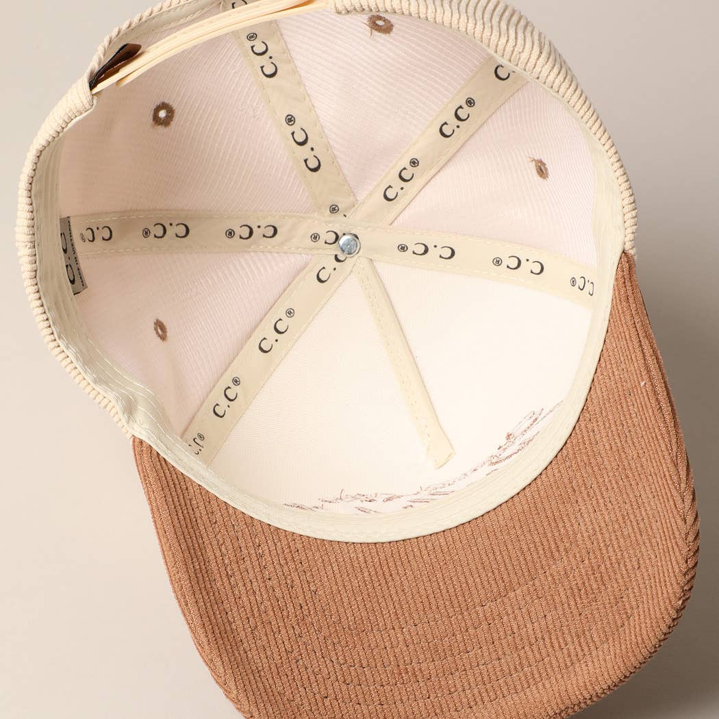 Sounds like Bullshit Corduroy Trucker Hat (Golden Beige)
