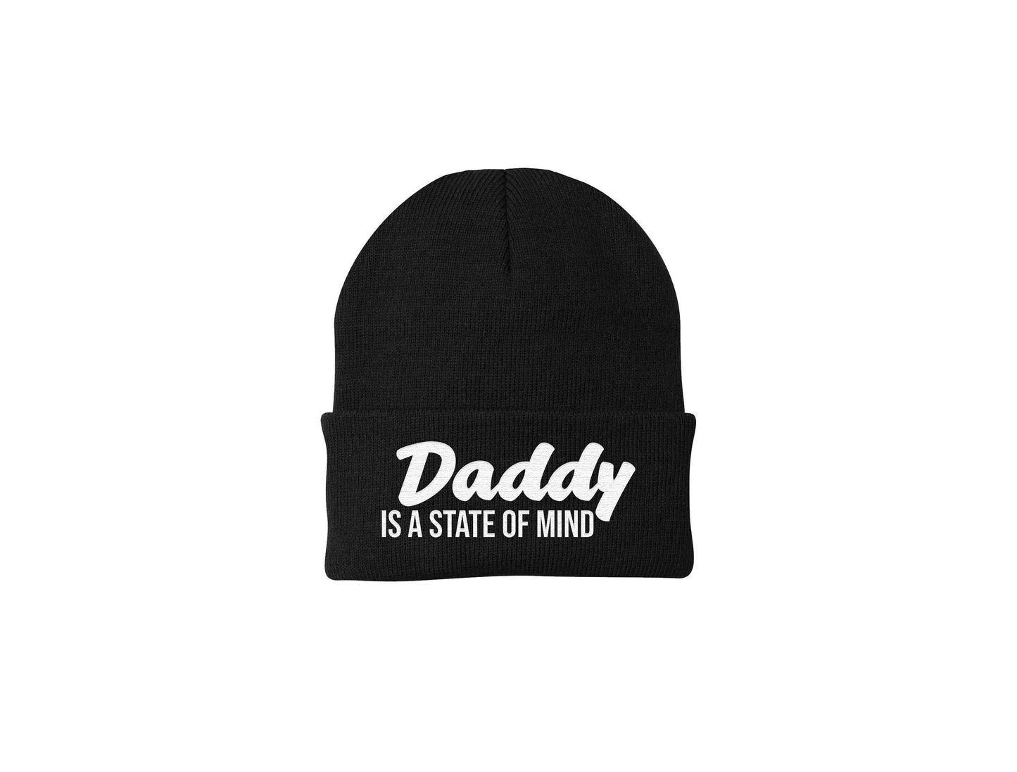 Daddy Is a State of Mind Beanie (Black Magic)