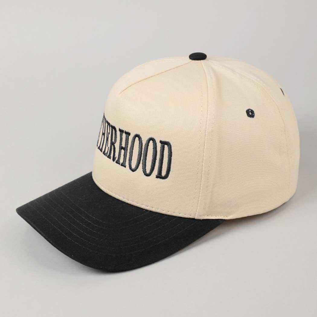 FATHERHOOD Embroidered Two-Tone Trucker Hat (Peppercorn)