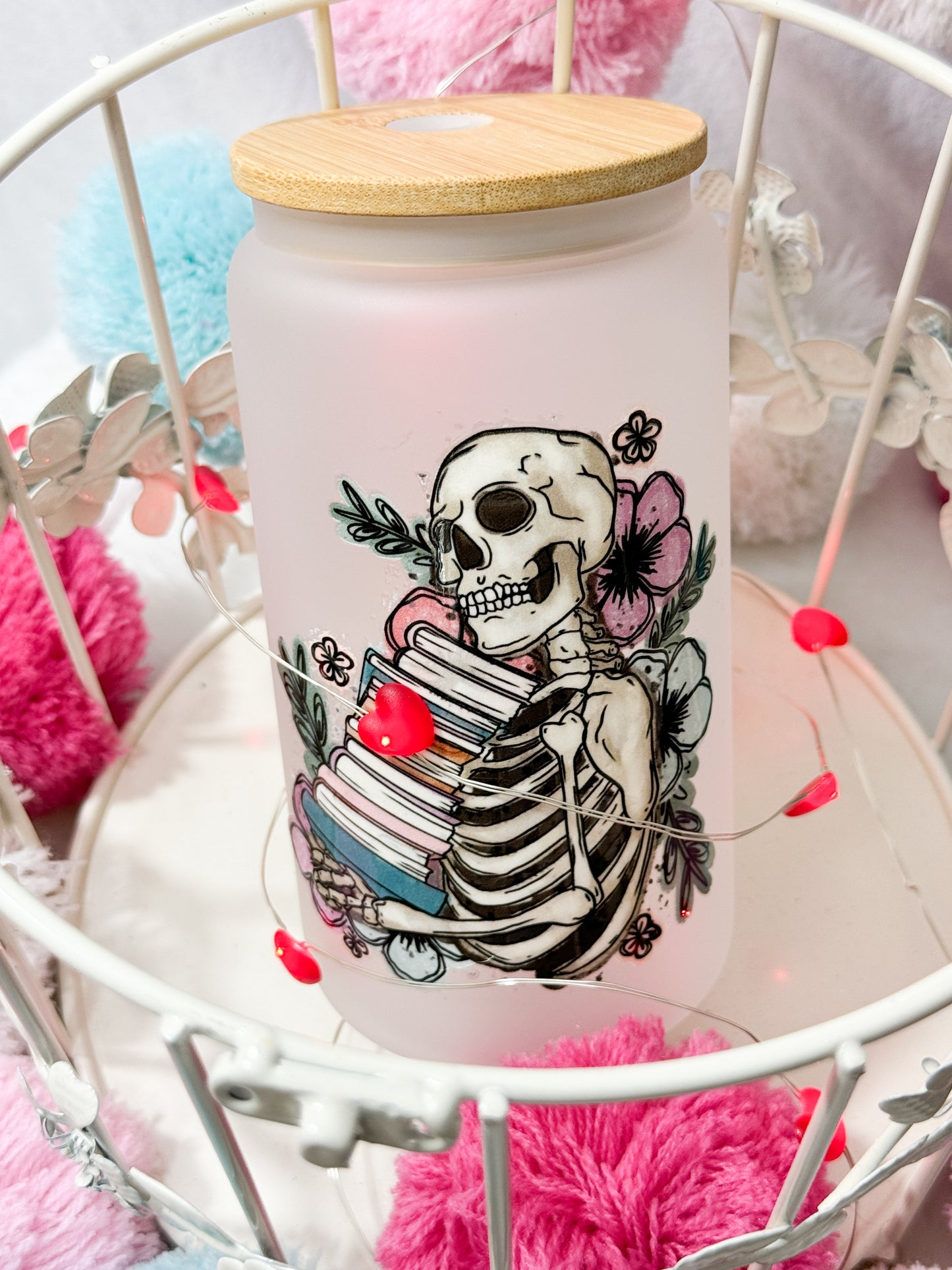 These Books Are Heavy Glass Tumbler - 16oz