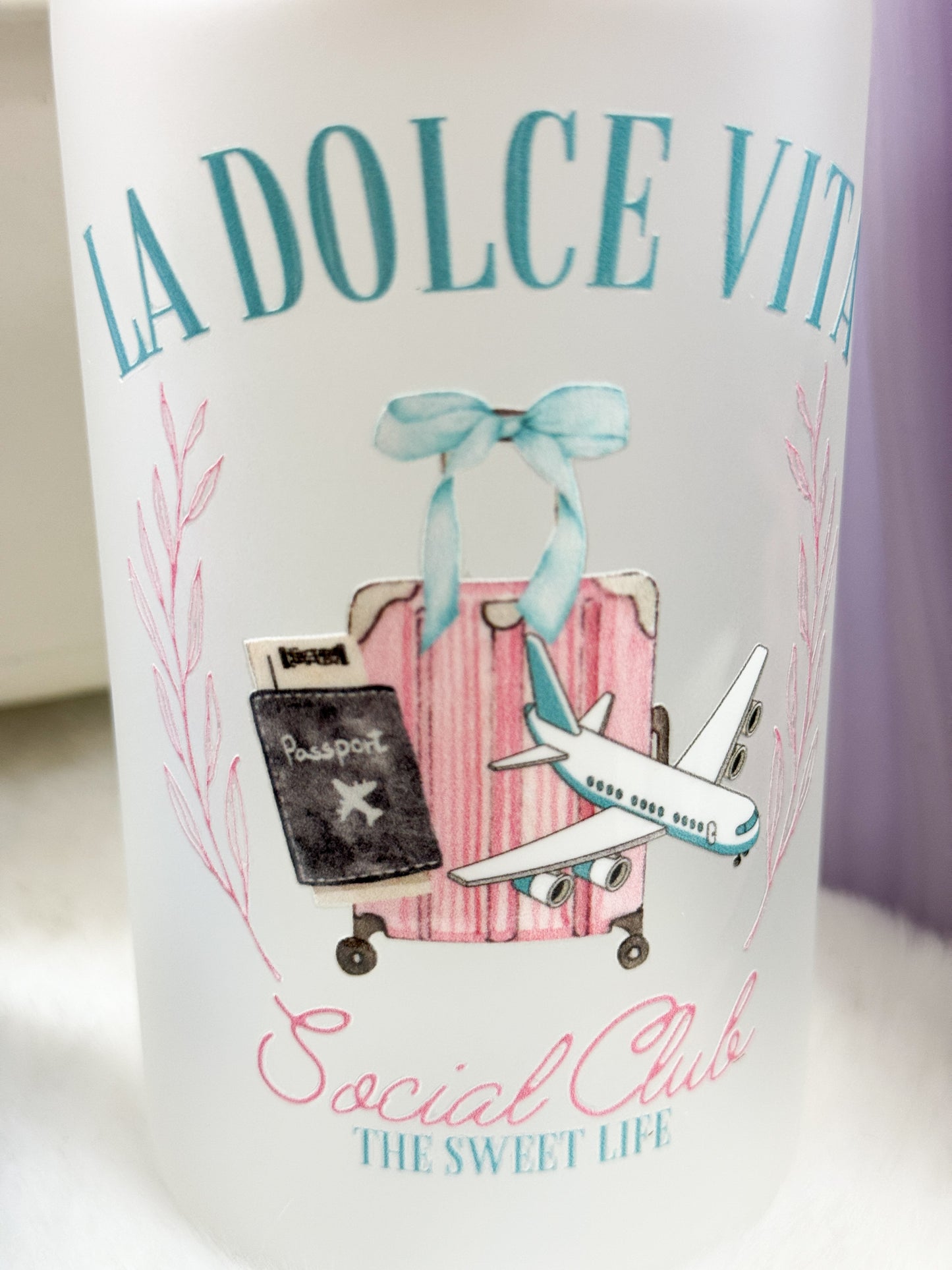 The Sweet Life Social Club Glass Tumbler -16oz