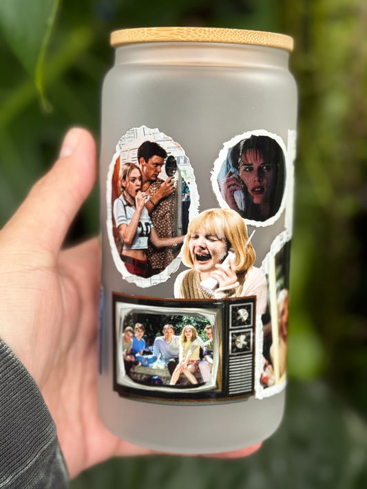 High School Never Ends Scream Glass Tumbler - 16oz