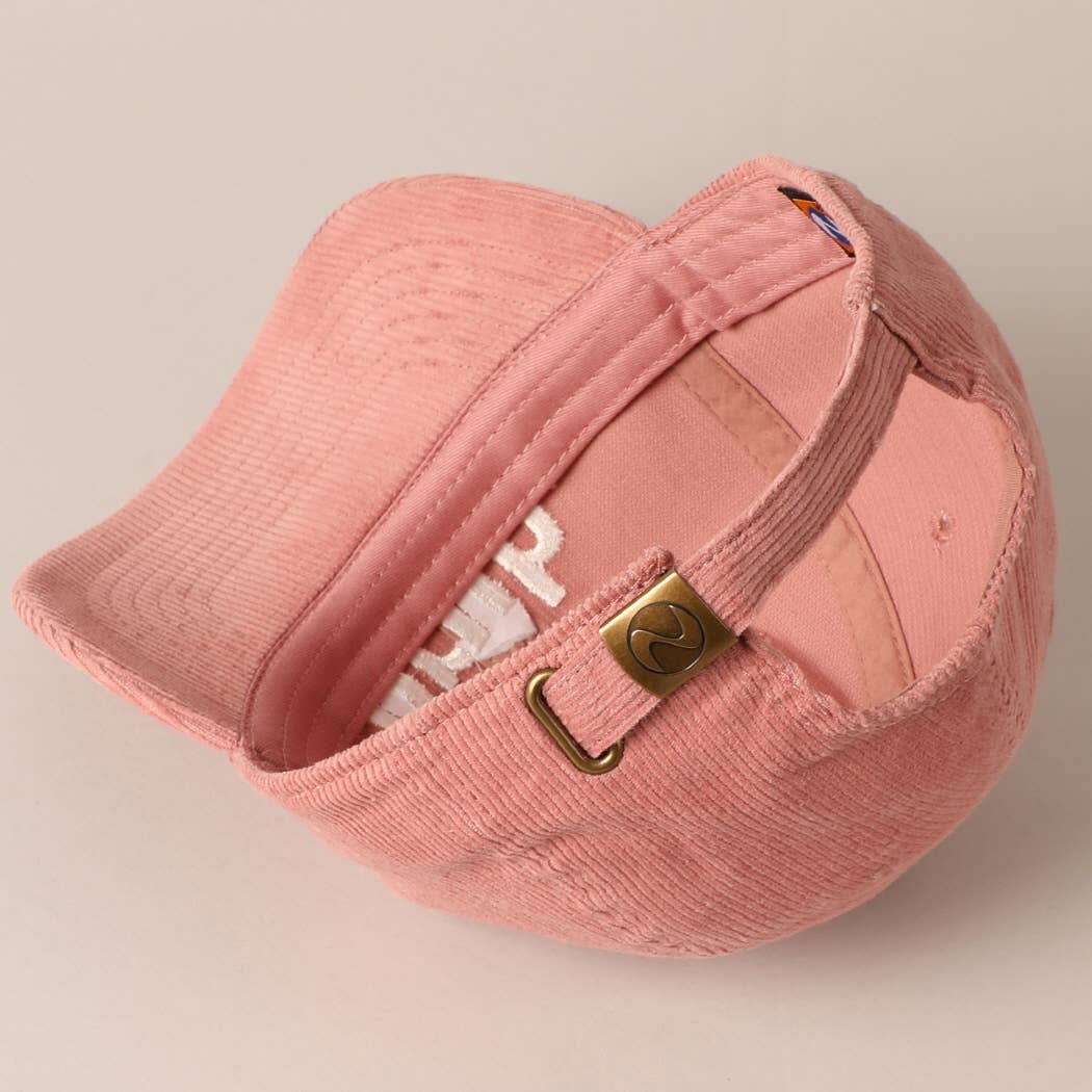 Bruh. Corduroy Baseball Cap (Mauve)
