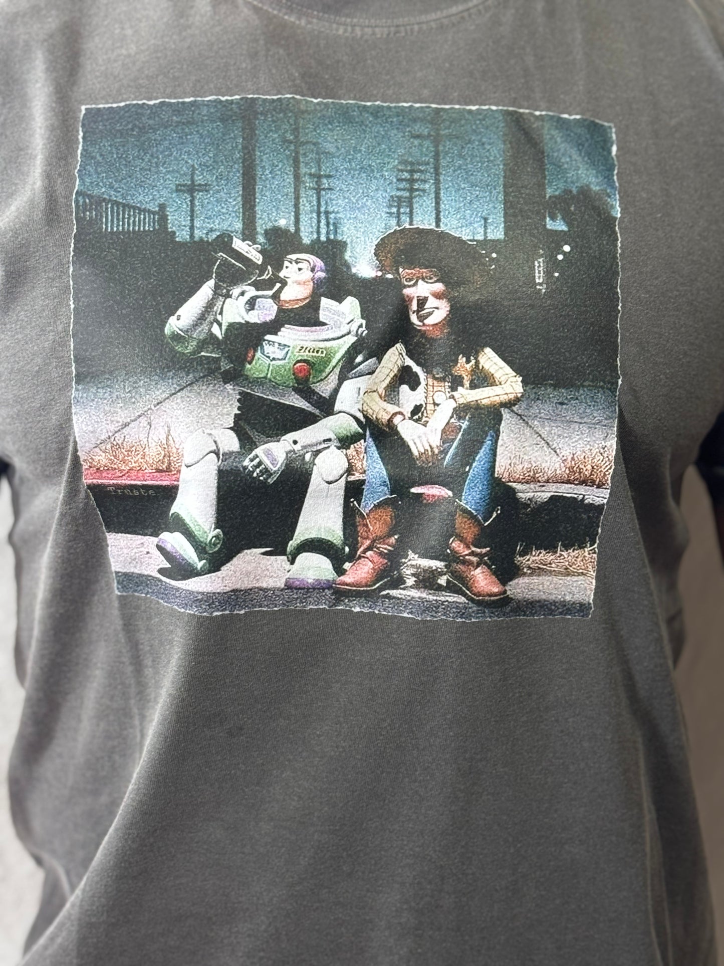 Existential Crisis Comfort Colors Graphic Tee (Charcoal)