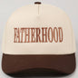 FATHERHOOD Embroidered Two-Tone Trucker Hat (Espresso)