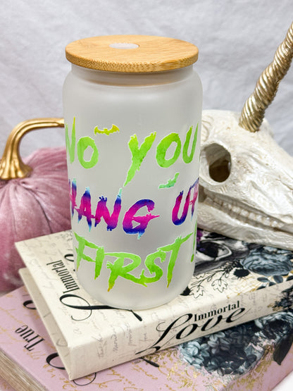 Neon Ghostie Glass Tumbler - 16oz