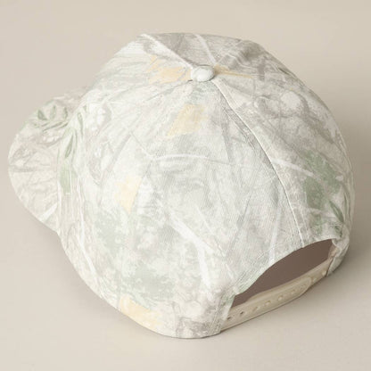 You Look Like You Love Me Embroidery Trucker Hat (White Out Camo Beige)