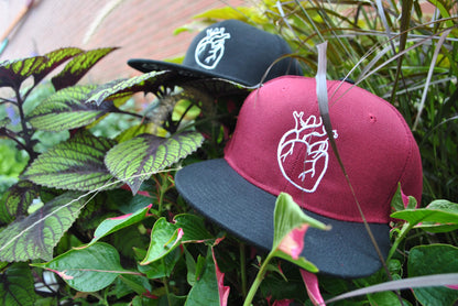 Hearts Not Parts Snapback (Maroon)