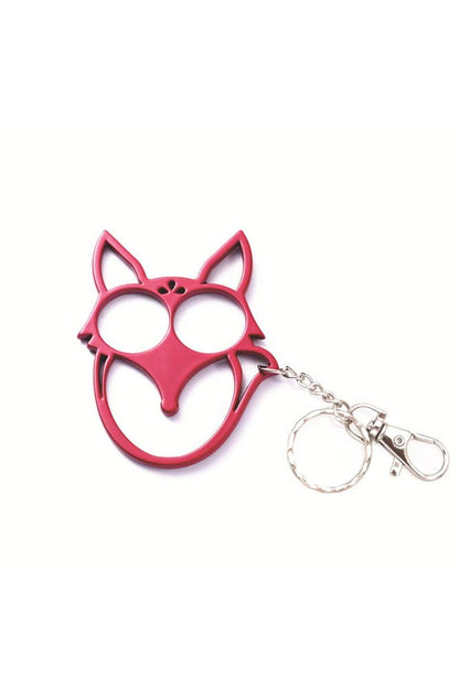 Fox Head Self Defense Safety Keychain (Red)