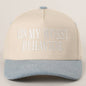 ON MY WORST BEHAVIOR Embroidered Trucker Hat (Denim Baby)