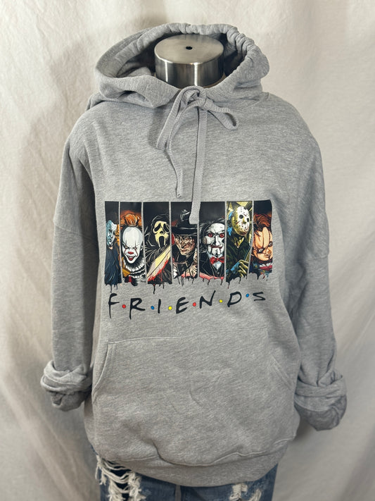 Slasher Movie Friends Hoodie