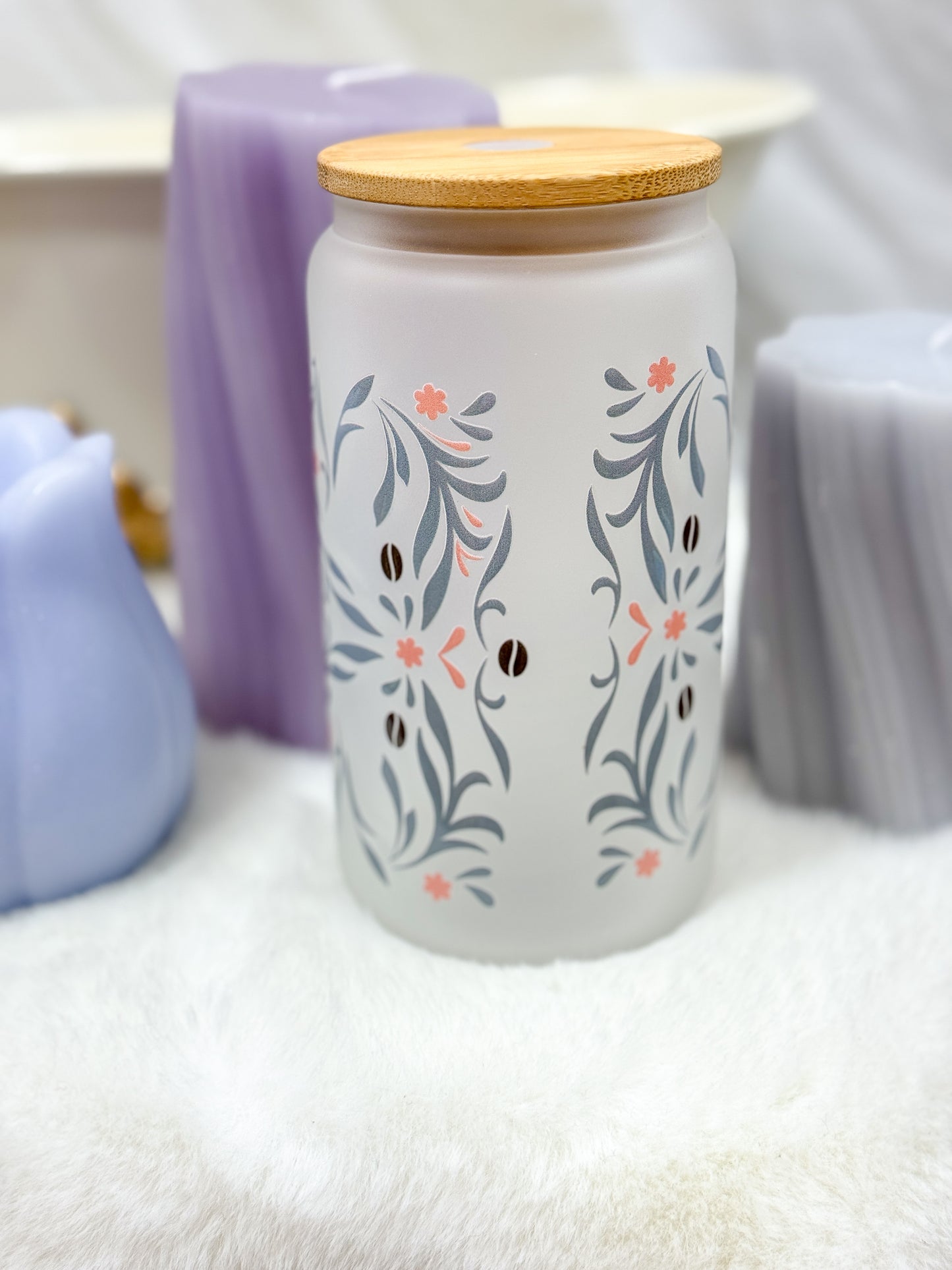 Tired As A Mother Tinted Glass Tumbler - 16oz