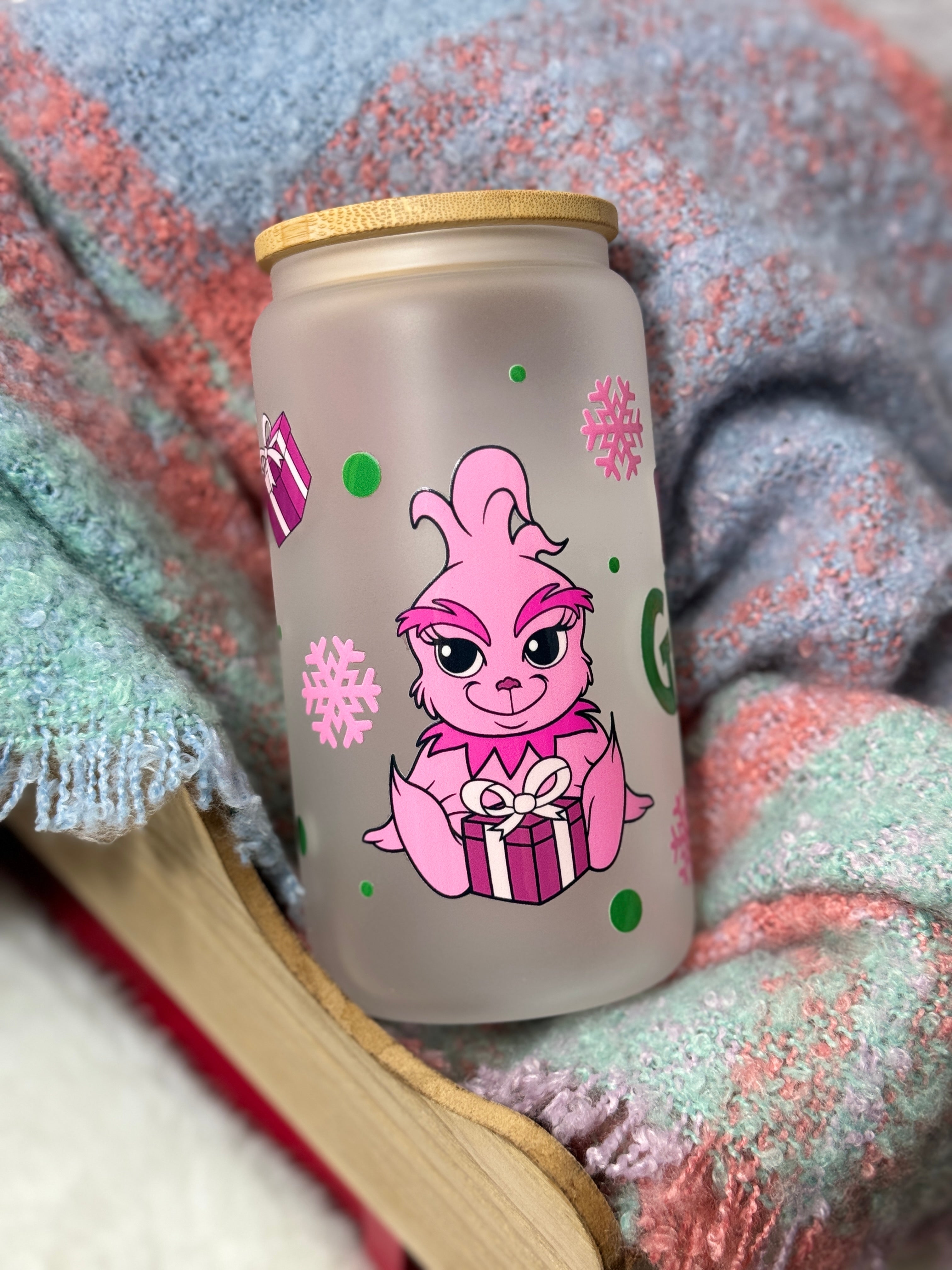 Pink Grinchy On The Inside Bougie On The Outside Tumbler - Icestork