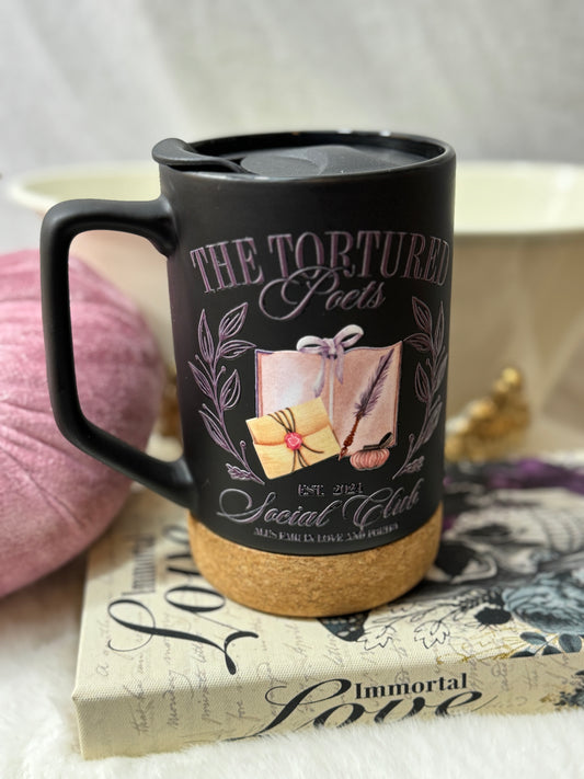 Tortured Poets Social Club Notebook Ceramic Mug - 17oz