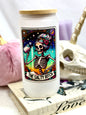 The Salty Bitch Tarot Card Tall Can Glass Tumbler - 16oz