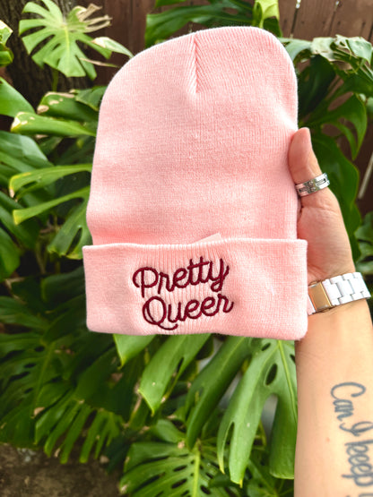 Pretty Queer Beanie (Pink)