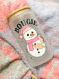 Bougie Snowperson Glass Tumbler - 16oz