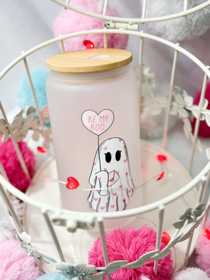 Be My Boo Glass Tumbler - 16oz