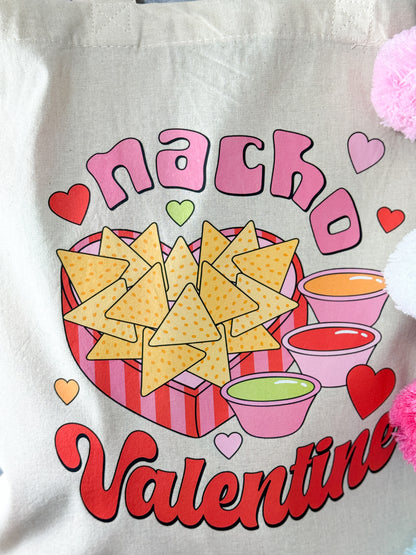 Nacho Valentine Canvas Tote Bag