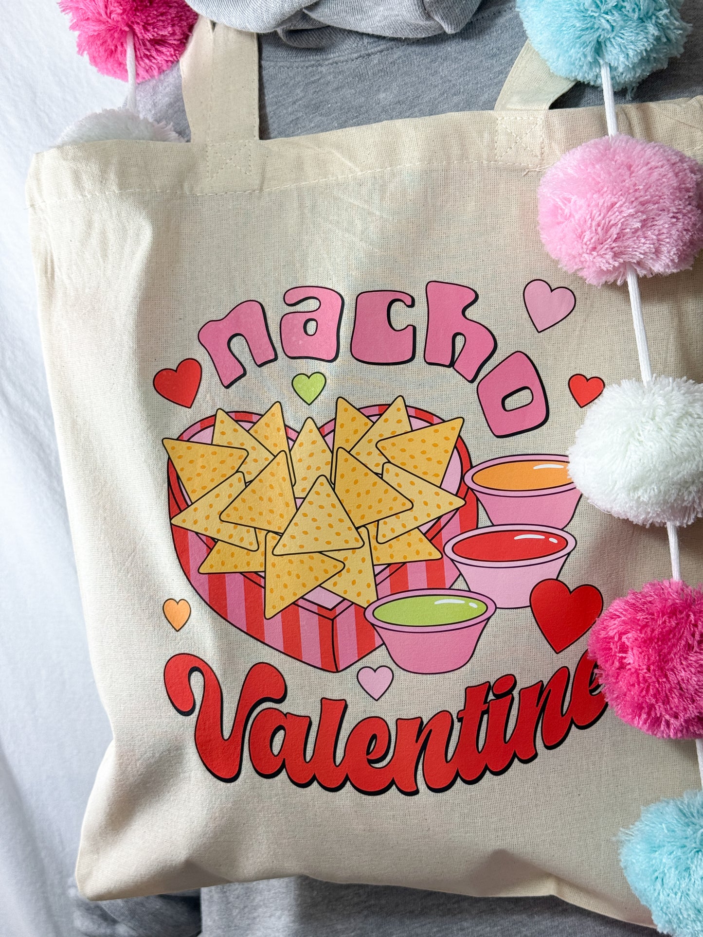 Nacho Valentine Canvas Tote Bag