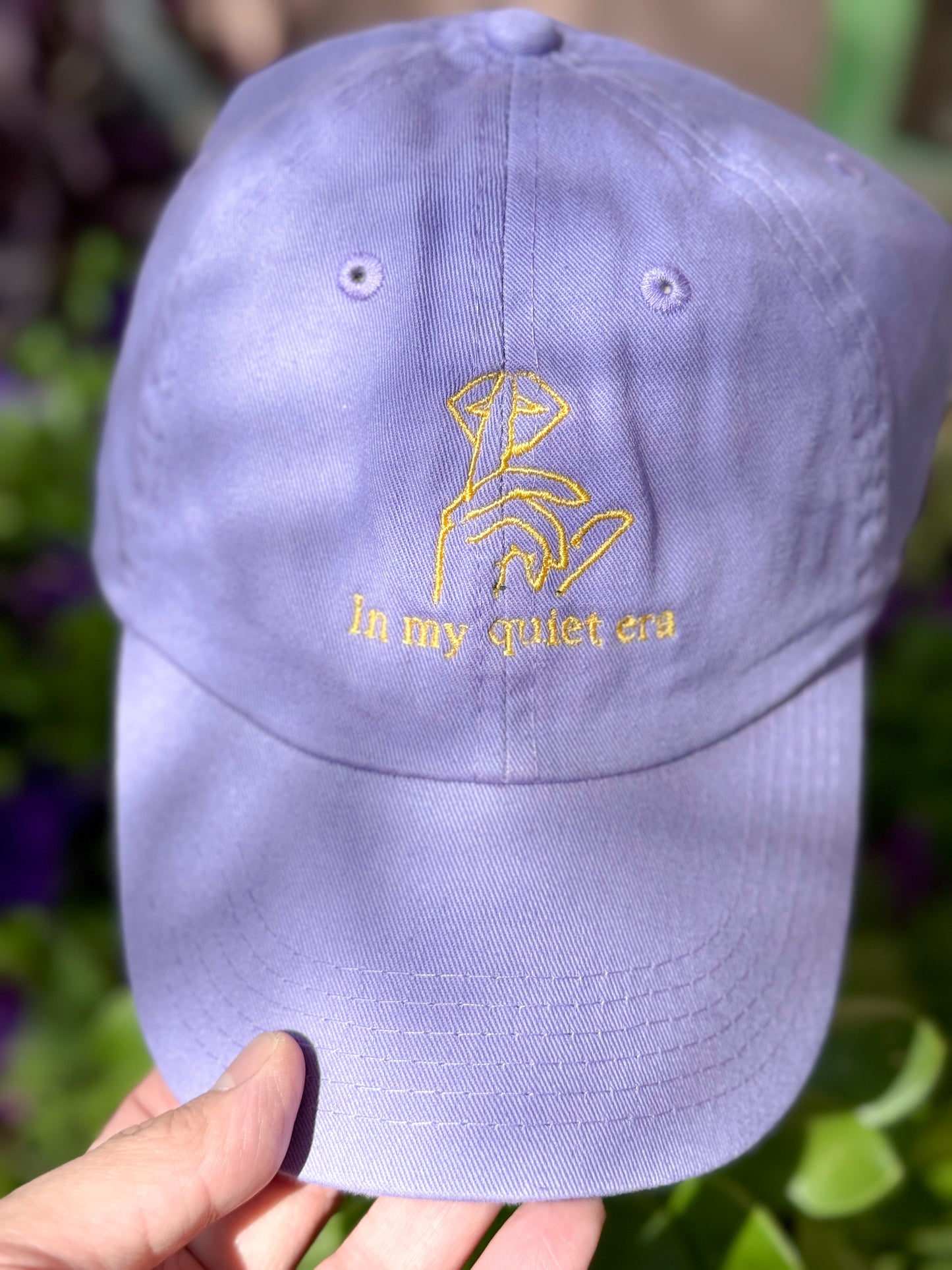 In My Quiet Era Dad Hat (Purple)