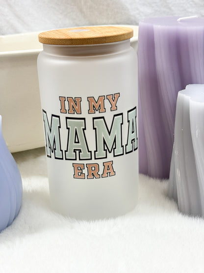 In My Mama Era Glass Tumbler - 16oz