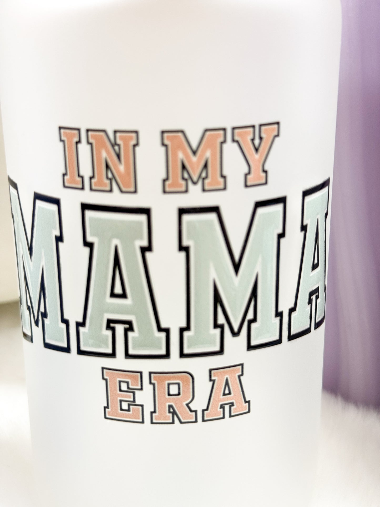 In My Mama Era Glass Tumbler - 16oz