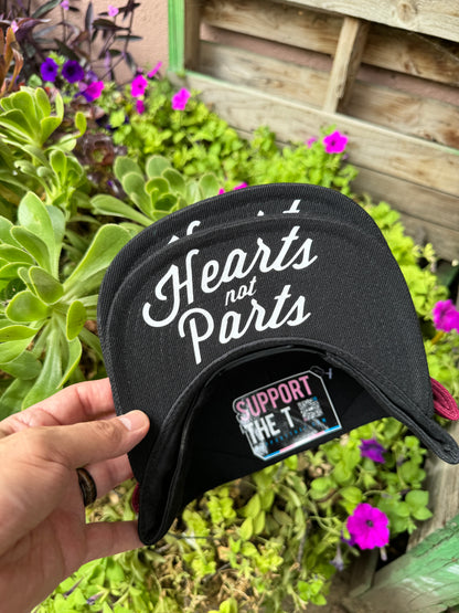 Hearts Not Parts Snapback (Black)