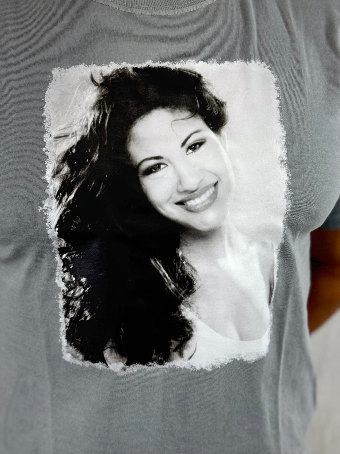 Queen of Tejano Music Comfort Colors Graphic Tee (Gargoyle Grey)