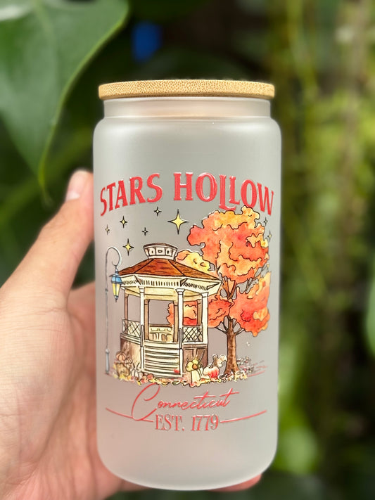 Always Autumn in Stars Hollow Glass Tumbler - 16oz