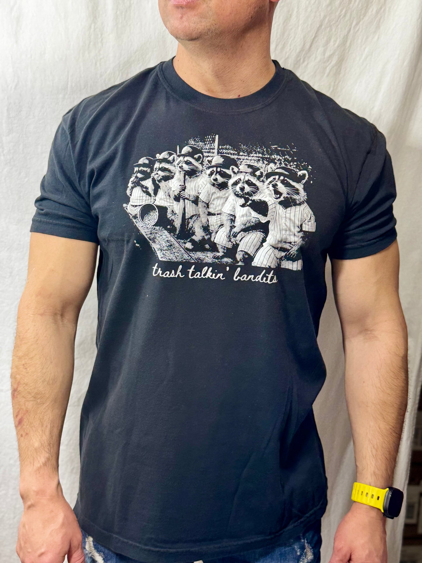 Trash Talkin Bandits Comfort Colors Graphic Tee (Pitch Black)