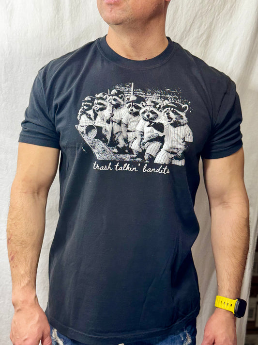 Trash Talkin Bandits Comfort Colors Graphic Tee (Pitch Black)