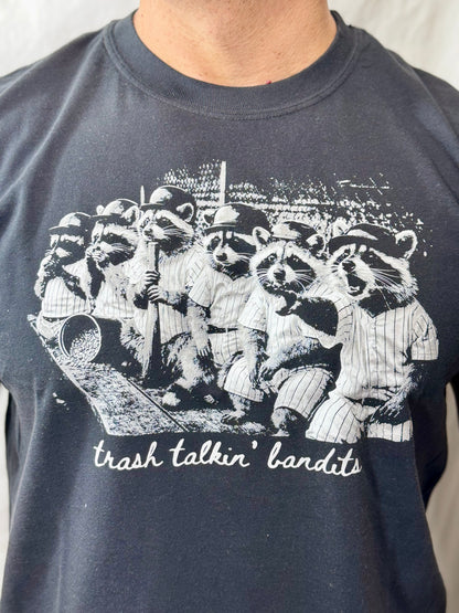 Trash Talkin Bandits Comfort Colors Graphic Tee (Pitch Black)