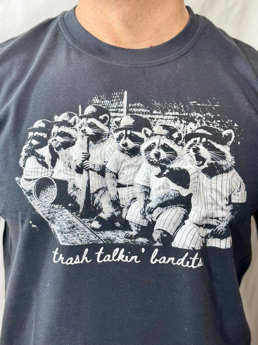 Trash Talkin Bandits Comfort Colors Graphic Tee (Pitch Black)