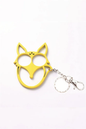 Fox Head Self Defense Safety Keychain (Yellow)