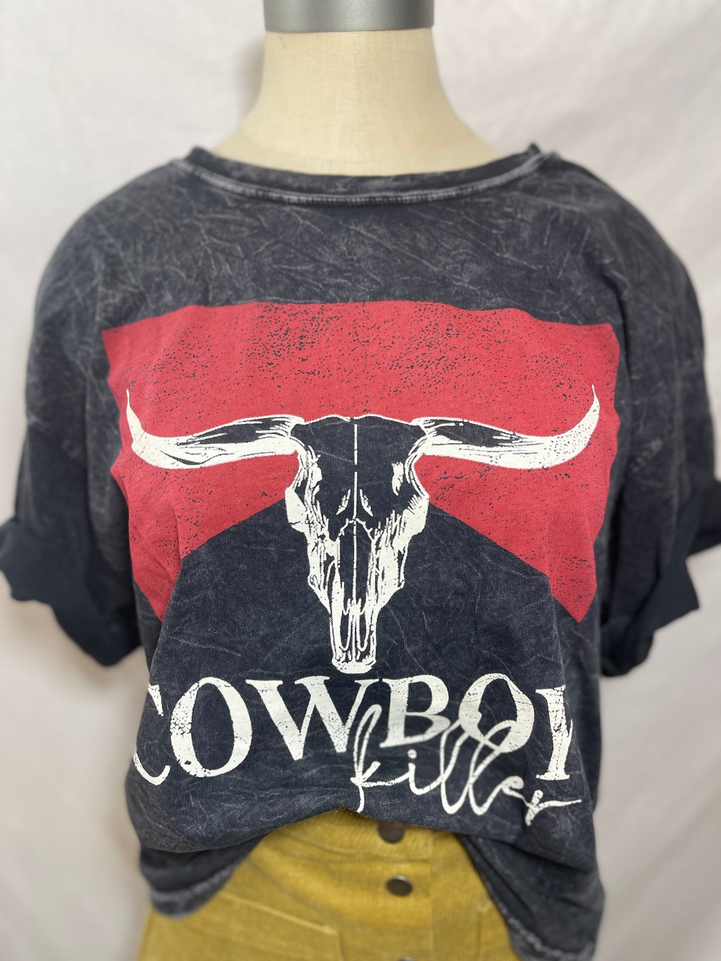 Mineral Washed Cowboy Killer (Charcoal)