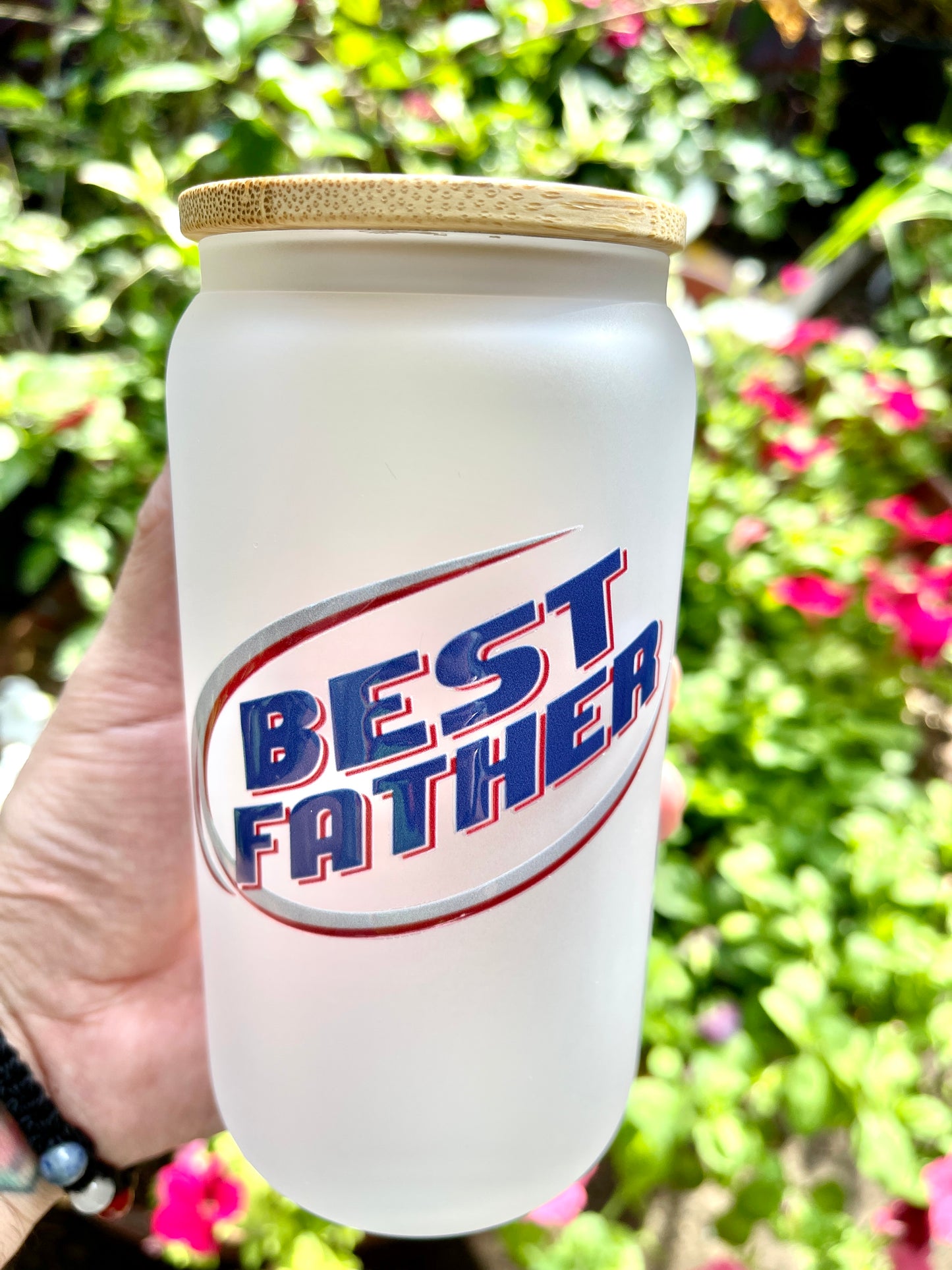 Best Father Glass Tumbler - 16oz