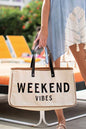 Weekend Vibes Canvas Bag