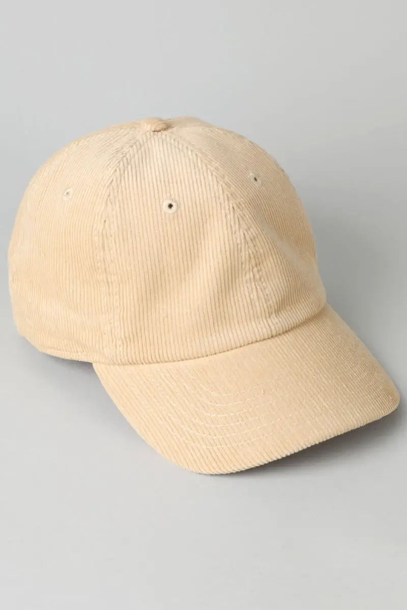 Harvey Corduroy Adjustable Dad Hat