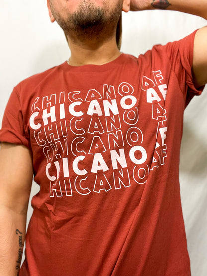 Chicano AF Graphic Tee (Rust)