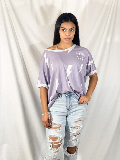 BRBN Lounge Tee (Electric Lavender)