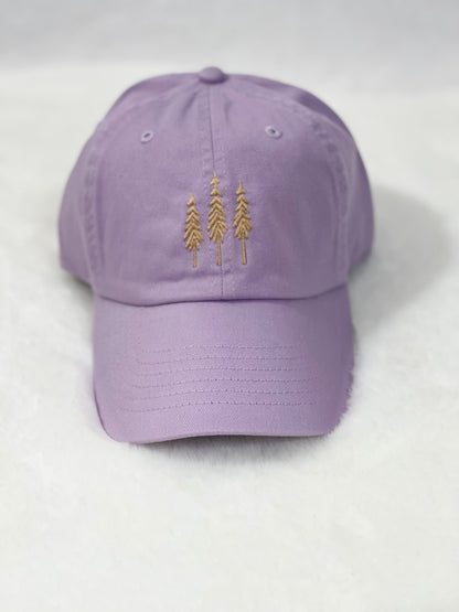 Sequoia Tree Dad Hat (Lavender)