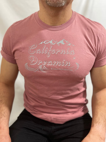 California Dreamin' Graphic Tee (Mauve)