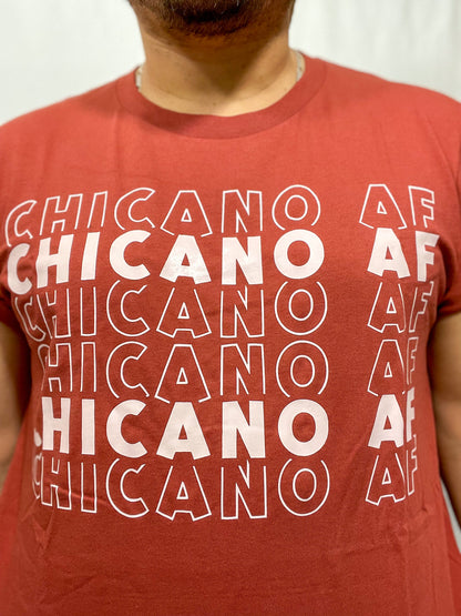 Chicano AF Graphic Tee (Rust)