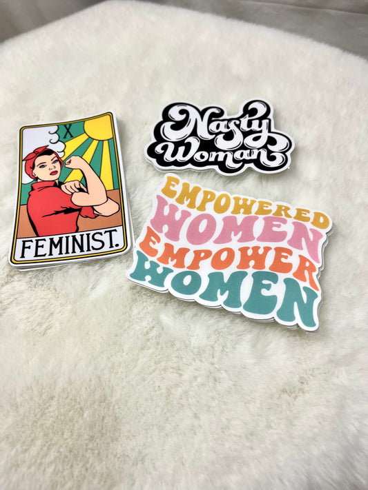 Empowered Woman Sticker Pack