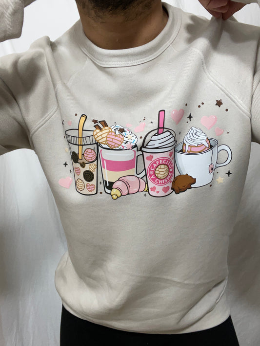 Cafecito Y Chisme Sweater (Dusty Tan)
